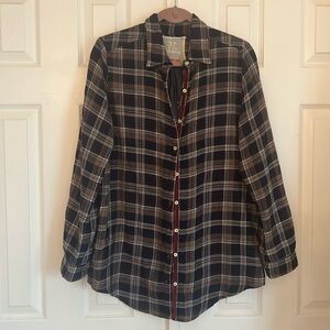 Johnny Was plaid shirt